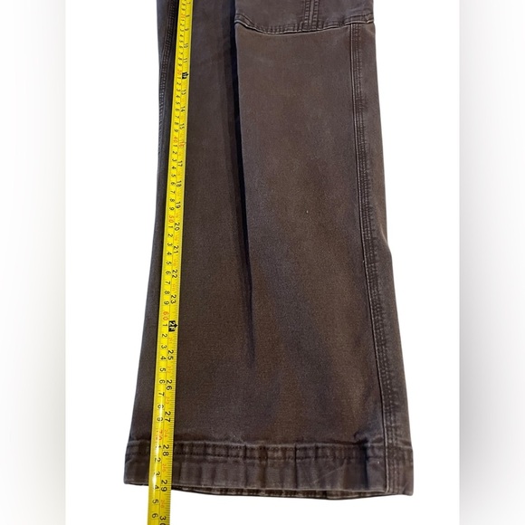 Duluth Trading Co Flex Fire Hose Pants Men's Measured 40x29 Dark Brown Workwear - Picture 6 of 6